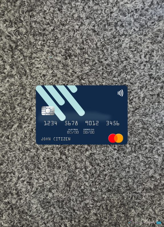 Download Angola Finibanco Angola S.A. mastercard photolook front Photoshop template